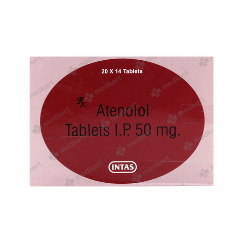 ATENOLOL 50MG TABLET 14'S