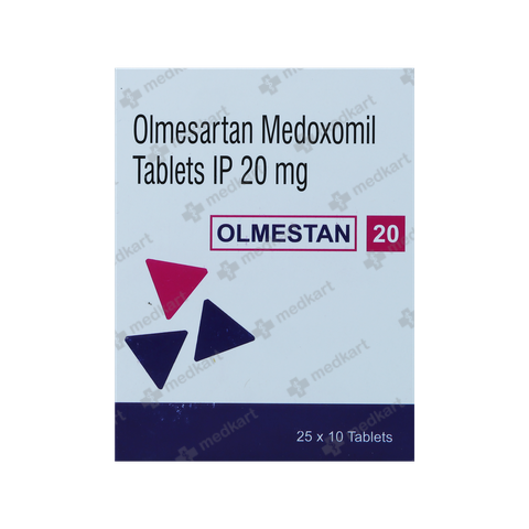 OLMESTAN 20MG TABLET 10'S