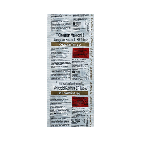 OLSAR M 50MG TAB 1X10