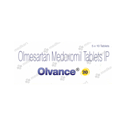 OLVANCE 20MG TABLET 10'S