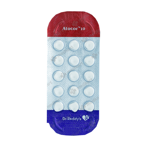 ATOCOR 10MG TABLET 14'S