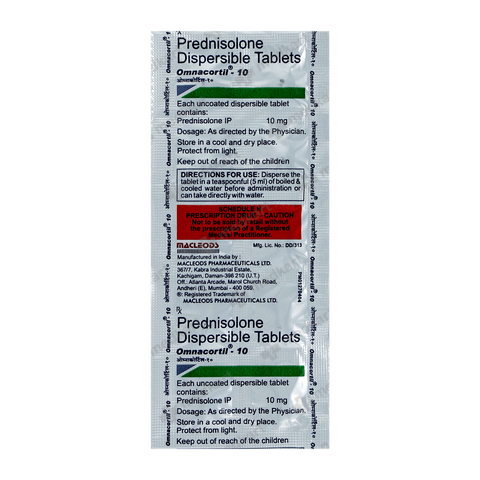 OMNACORTIL 10MG TABLET 10'S