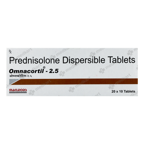 OMNACORTIL 2.5MG TABLET 10'S