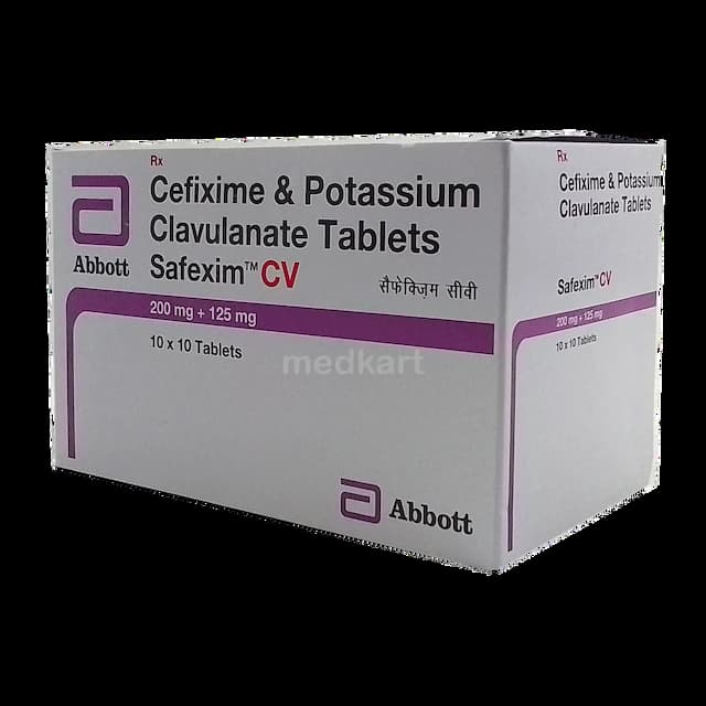 SAFEXIM CV TABLET 10'S