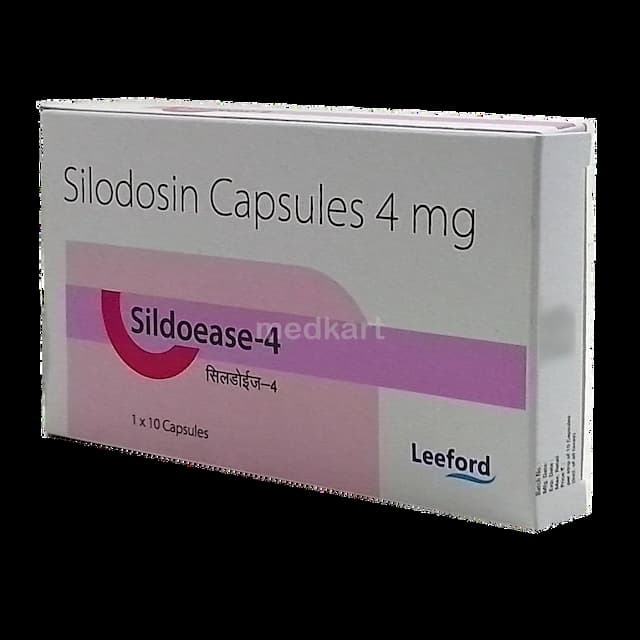 SILDOEASE 4MG CAPSULE 10'S