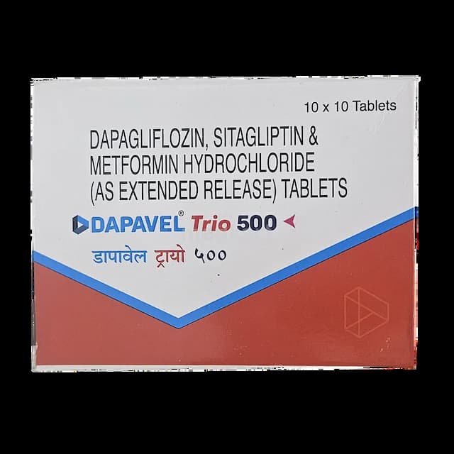 DAPAVEL TRIO 500MG TABLET 10'S