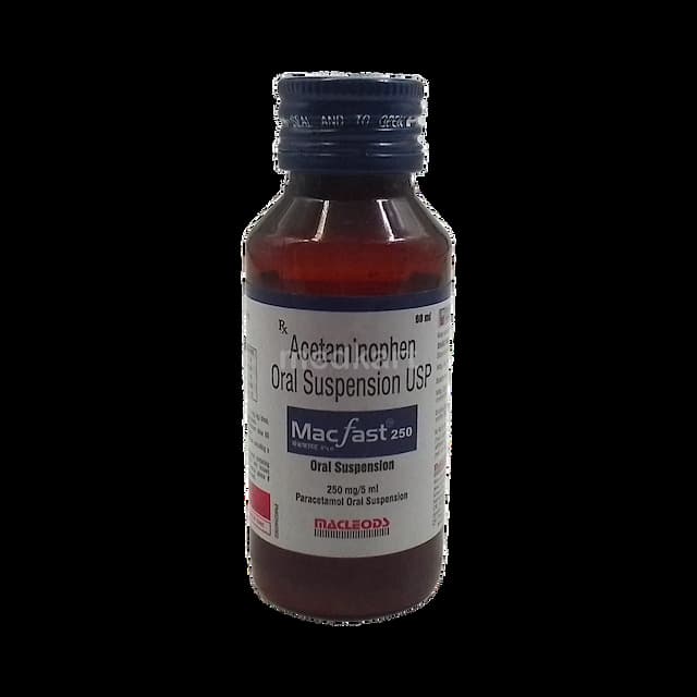 MACFAST 250MG SYRUP 60 ML