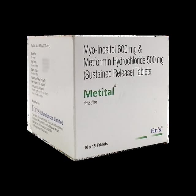 METITAL 500MG TABLET 15'S