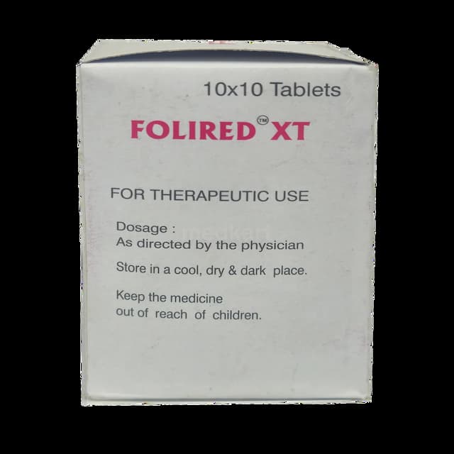 FOLIRED XT TABLET 10'S