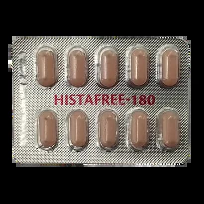 HISTAFREE 180MG TABLET 10'S